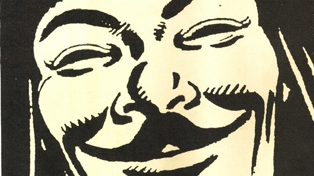 Masku z komiksu V jako Vendeta vytvo�il David Lloyd.