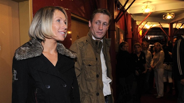 Tereza Pergnerová s partnerem Jiím Chlebekem v roce 2009
