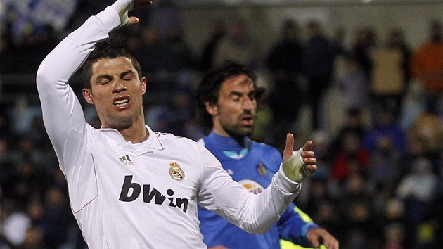 BEZ STELECKÉHO ZÁPISU. Cristiano Ronaldo se proti Getafe stelecky neprosadil.