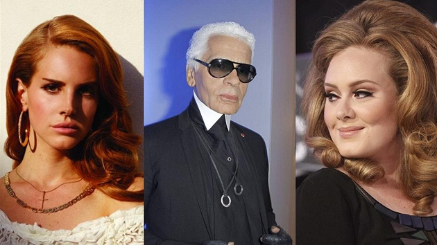 Lana Del Rey, Karl Lagerfeld a Adele