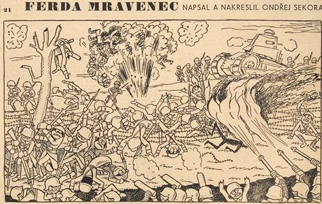 Ondej Sekora, Ferda Mravenec, Lidov noviny, 1933