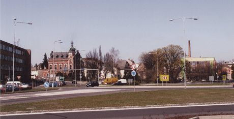 Pohled na msto, kde ve Svitavch stval kostel sv. Florina. 