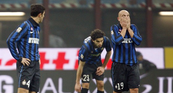 V domácí lize fotbalisté milánského Interu moc radosti nezaívají, práv prohráli 3:0 doma s Boloou.