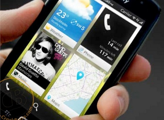 Jedna z prvních fotografií prostedí BlackBerry 10