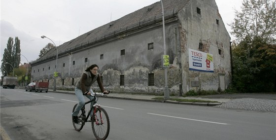 Barokní sýpka z 18. století ve Velehradské ulici v Kromíi