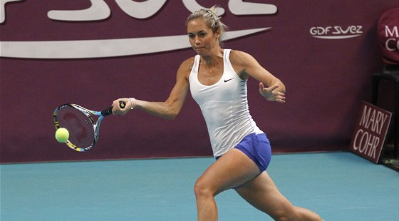 Klára Zakopalová na turnaji v Paíi