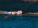 Sout v synchronizovaném plavání pi píleitosti 70. narozenin Kim ong-ila