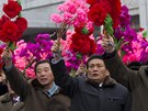Aparátníci uctili Kim ong-ila jeho vlastní kvtinou. Takzvanou Kimongílií.