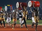 TANEKY NA ZÁVR. Ped závreným zápasem Afrického poháru národ mezi Zambií a