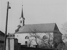Kostel sv. Floriána ve Svitavách kolem poloviny 20. století 