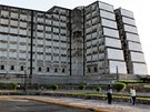 Maják v Santa Domingo. Obrovská stavba vyla na 70, podle nkterých informací