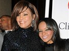 Whitney Houston a její dcera Bobbi Kristina (12. února 2011)