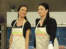 Silvia Lakatoová a Ivana Christová v poadu Tajomstvo mojej kuchyne (2012)