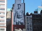 David Beckham v nadivotní velikosti na Manhattanu