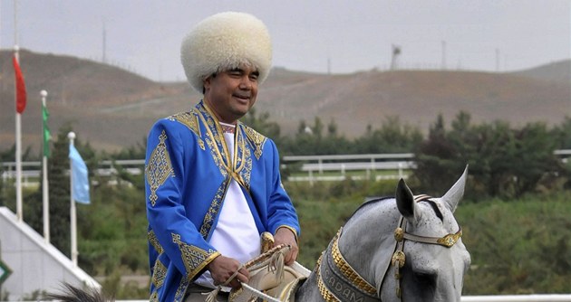 Turkmenský prezident Gurbanguli Berdymuhamedov na archivním snímku