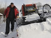 Vleka Pavel tangler z Bruntlska ti roky pot, co mu frza rolby rozdrtila