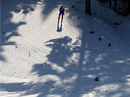 V BÍLÉ STOP. Poasí poadatelm Svtového poháru v bhu na lyích v Novém