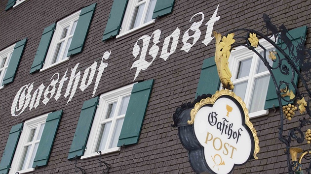 Ptihvzdikový hotel Gasthof Post, ve kterém kadý rok bydlí nizozemská