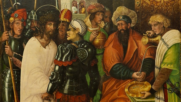 Hans Hesse, Kristus ped Piltem, rok 1522, tempera na devn desce