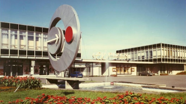 Archivní snímek plzeňského výstaviště s logem ExPlzeň