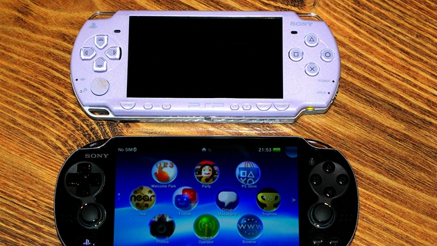 PS Vita a jedna z novjích verzí PSP