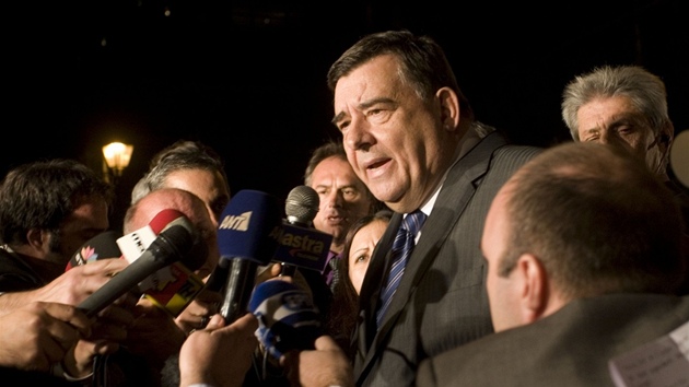 éf ultrapravicové strany Laos Jorgos Karatzaferis