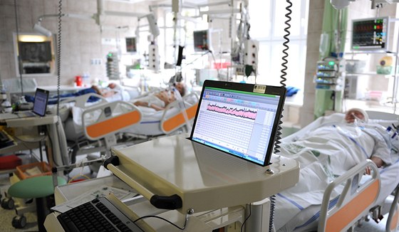 Na anesteziologicko-resuscitačním oddělení prostějovské nemocnice v pátek zemřel muž na prasečí chřipku. (Ilustrační snímek)