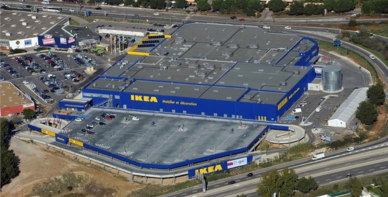 Obchodní dm Ikea ve Vitrolles v jiní Francii