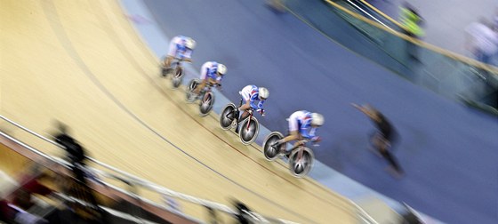 SP dráhových cyklist na novém olympijském velodromu v Londýn