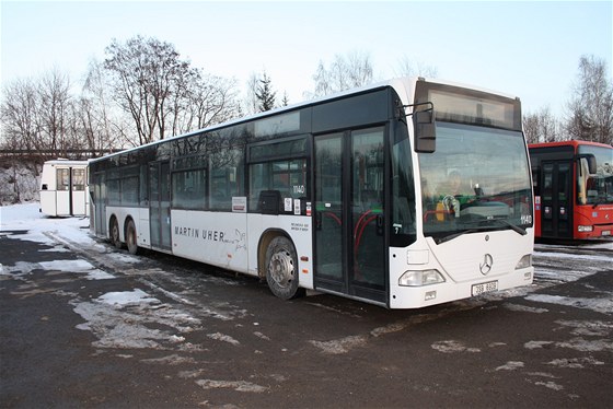 Jeden z autobus, které jsme dostali na starost.