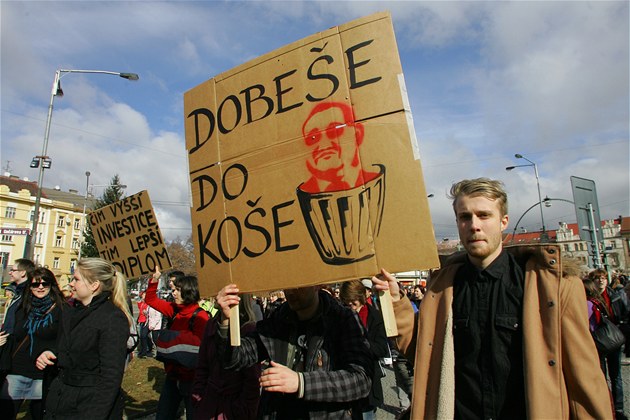 Týdnem neklidu bojují studenti proti reformním zákon�m. Ilustra�ní snímek