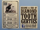 Plakát Diamond Tooth Gerties v Dawsonu na pokrový turnaj