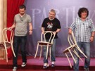 Ondej Sokol, Michal Suchánek, Richard Genzer a Igor Chmela v poadu Partika