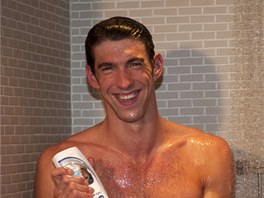Michael Phelps v reklamě na šampon