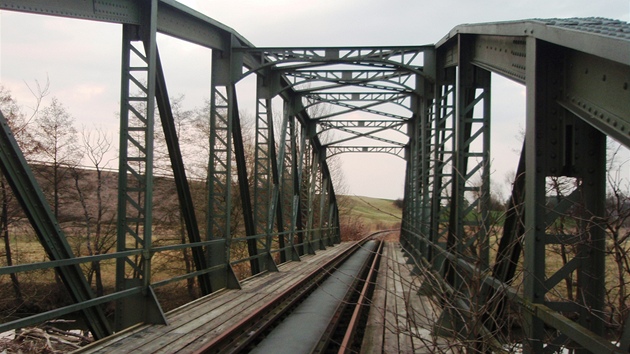 Most na nevyuívané trati v Dolních Rakousích.