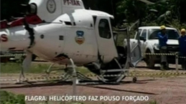 nehoda vrtulníku v Brazílii 