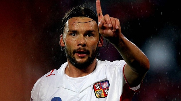 Marek Jankulovski  v p�edposledním utkání za národní tým na podzim 2009 proti...