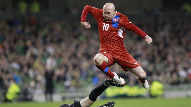 NEROZHODN. V prvním zápase roku 2012 remizovali etí fotbalisté v Irsku 1:1....