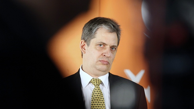 Pedseda SSD Bohuslav Sobotka na tiskové konferenci k potíím ministra Drábka.