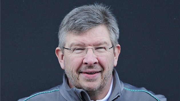 PROST ÉF. Ross Brawn povede tým Mercedes v roce 2012 tetím rokem.