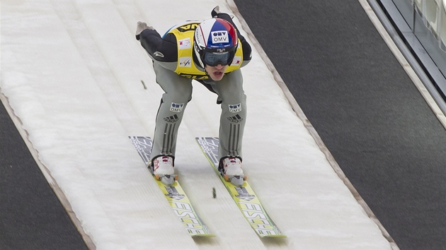 Roman Koudelka na mamutím m�stku ve Vikersundu. 