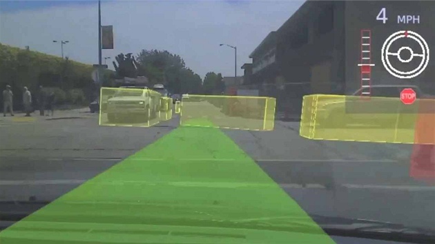 Automaticky �ízený automobil musí um�t ropoznávat statické i pohybující se...