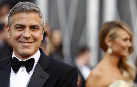 George Clooney a Stacy Keiblerová