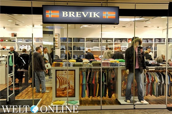 Obchod Brevik v Hamburku. Ilustraní snímek