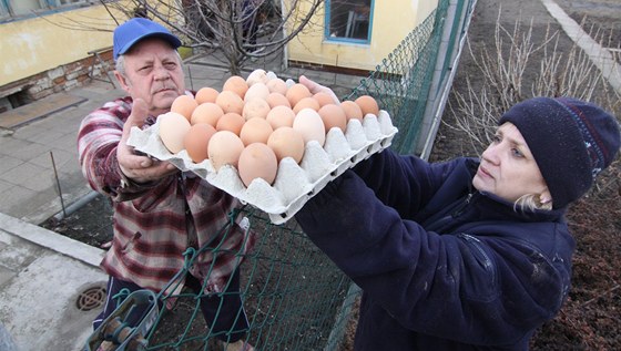 Zlodji k obelstní seniora vyuili vajíkovou krizi. Ilustraní snímek