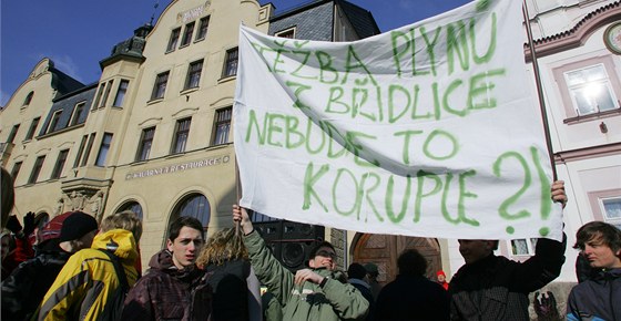 Protest proti tb bidlicového plynu na Náchodsku a Trutnovsku. (Náchod, 6.