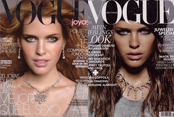 Michaela Hlaváčková se na obálce Vogue objevila již několikrát.