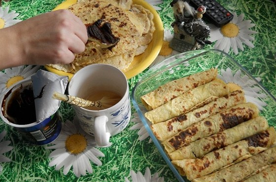 Bramborové peká�ky pe�ené na kamnech nebo na pánvi na sucho