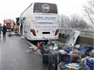 Autobus jablonecké cestovky vzplál pravdpodobn kvli závad na...