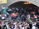 Na Loveparade 2010 v Duisburgu zahynulo nkolik lidí poté, co v davu vypukla...